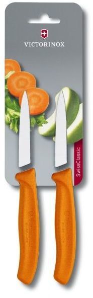 Набор ножей кухон. Victorinox Swiss Classic (6.7606.L119B) компл.:2предм. оранжевый блистер
