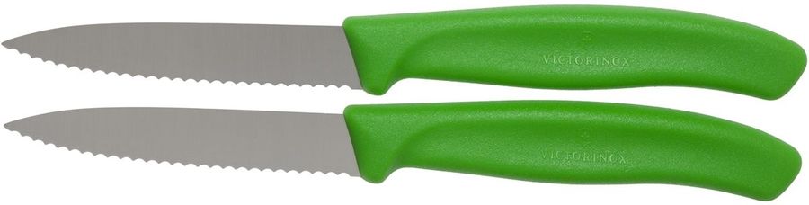Набор ножей кухон. Victorinox Swiss Classic (6.7636.L114B) компл.:2предм. салатовый блистер