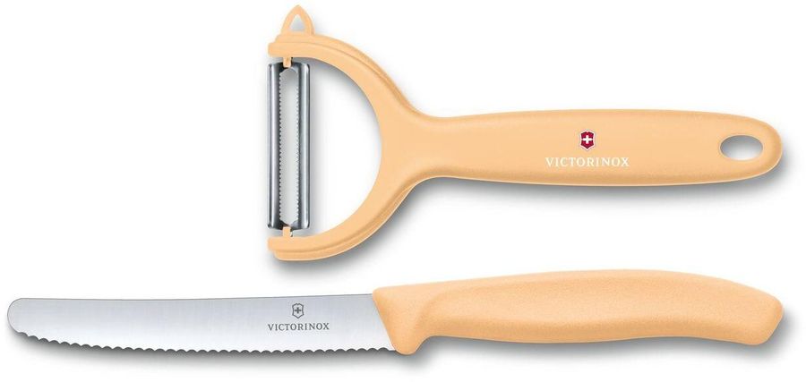 Набор ножей кухон. Victorinox Paring Knife Set (6.7116.23L92) компл.:1предм. овощеч. оранжевый карт.коробка
