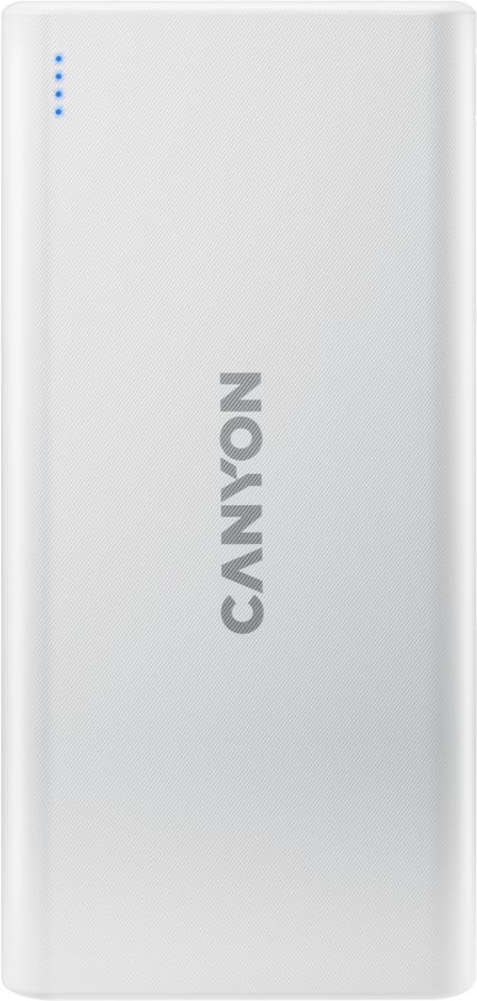 Мобильный аккумулятор Canyon PB-106 10000mAh 2A белый (CNE-CPB1006W)