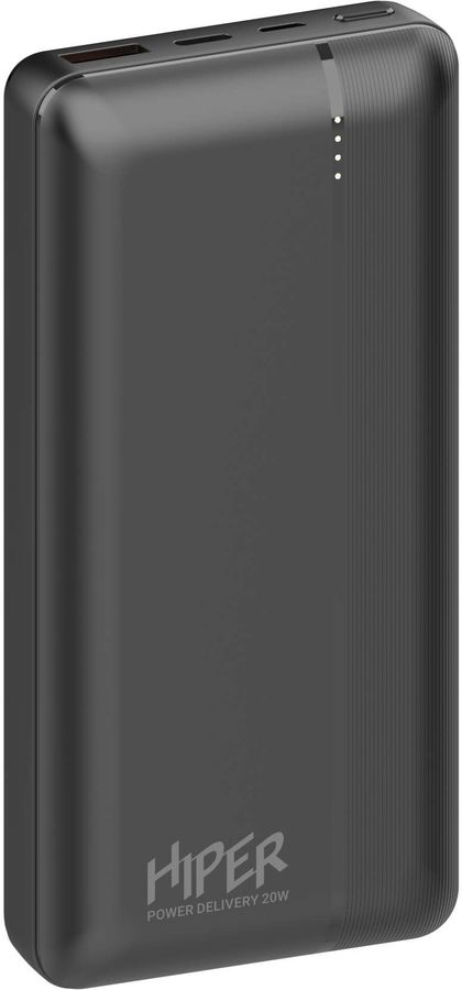 Мобильный аккумулятор Hiper MX Pro 20000 20000mAh QC/PD 3A черный (MX PRO 20000 BLACK)