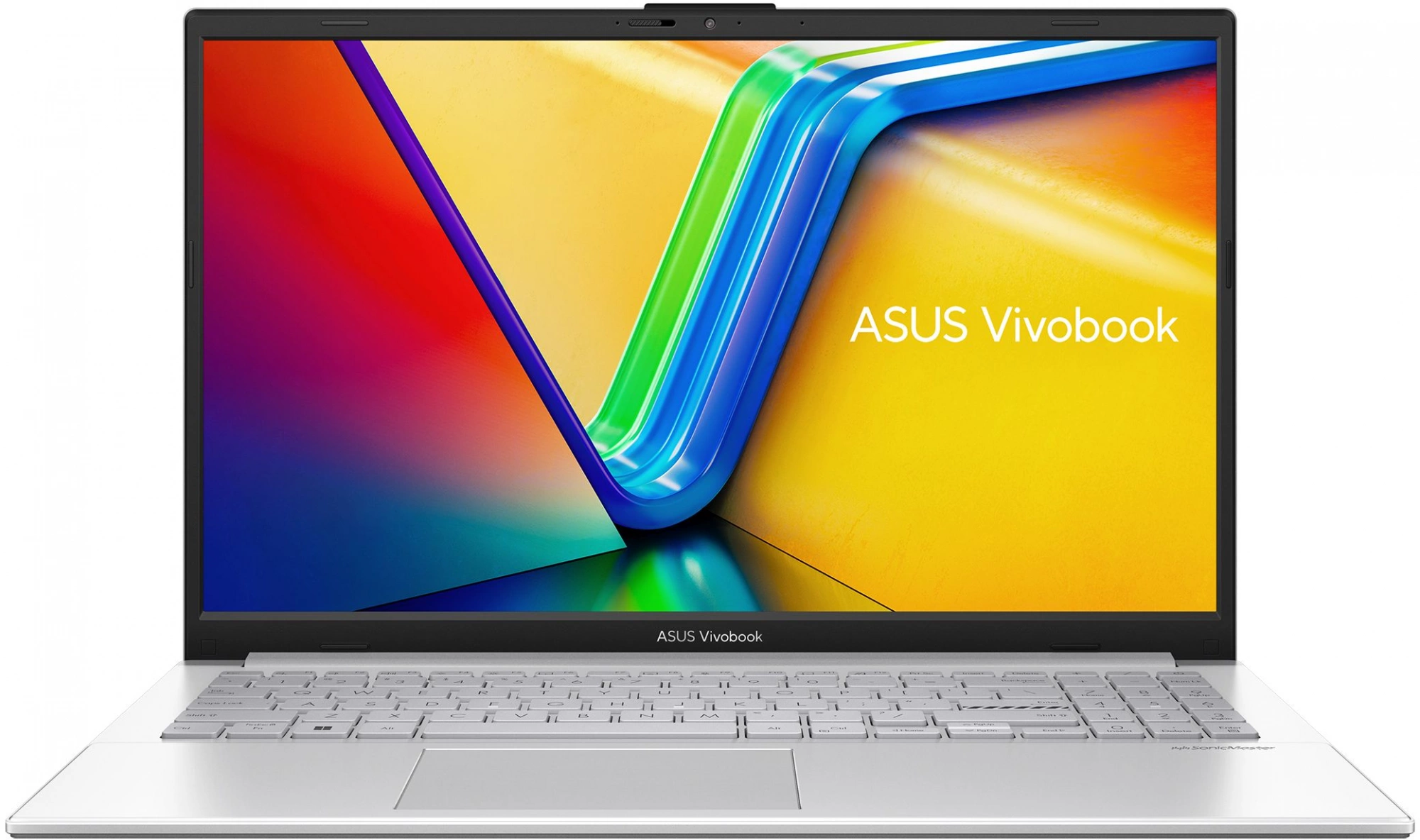 Ноутбук Asus Vivobook Go 15 E1504GA-BQ527 N-series N100 8Gb eMMC256Gb Intel UHD Graphics 15.6" IPS FHD (1920x1080) noOS silver WiFi BT Cam (90NB0ZT1-M00VB0)