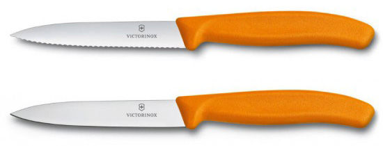 Набор ножей кухон. Victorinox Swiss Classic (6.7796.L9B) компл.:2предм. оранжевый блистер