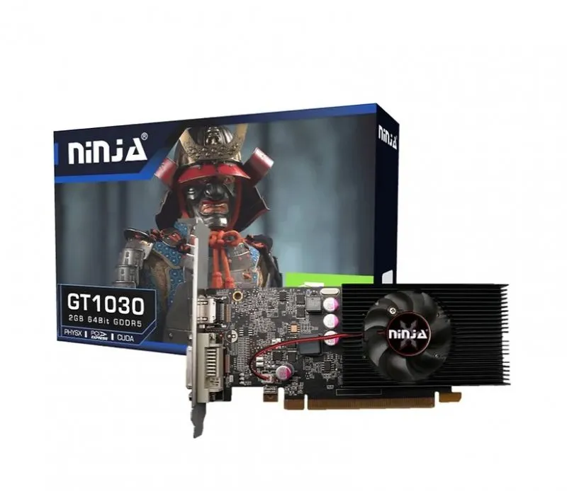 Видеокарта Sinotex PCI-E Ninja GT1030 (384SP) 4GB 64BIT GDDR4 DVI HDMI