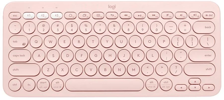 Клавиатура Logitech K380 розовый беспроводная BT