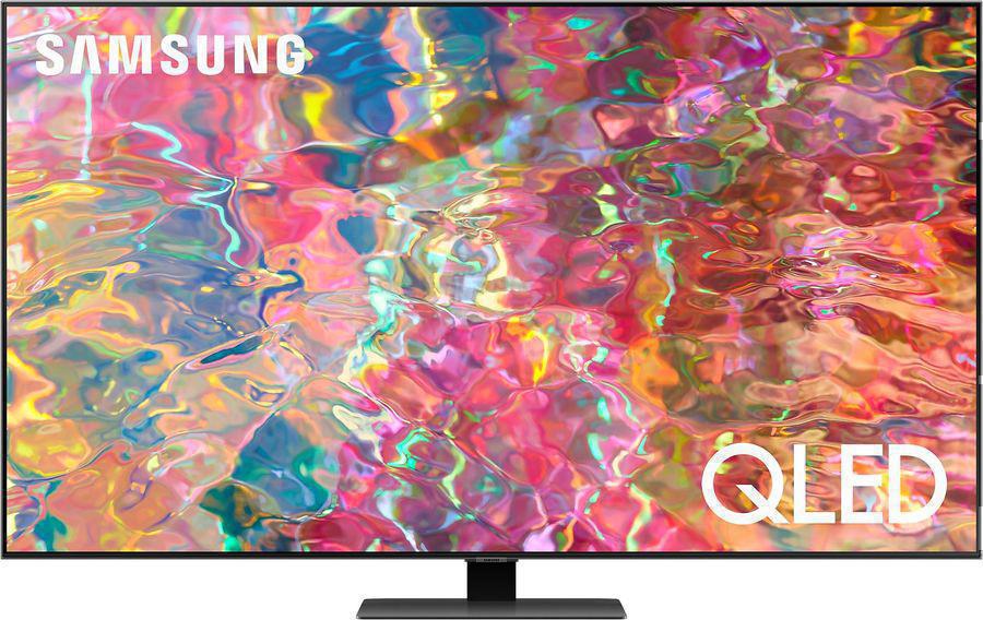 Телевизор QLED Samsung 75" QE75Q80BAUXCE Series 8 серебристый 4K Ultra HD 120Hz DVB-T2 DVB-C DVB-S2 USB WiFi Smart TV (RUS)