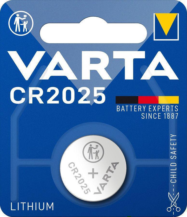 Батарея Varta Electronics BL1 Lithium CR2025 (1шт) блистер