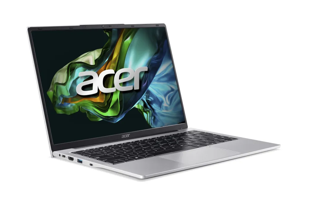 Ноутбук Acer Aspire Lite N100 8Gb SSD256Gb Intel UHD Graphics 14" IPS FHD (1920x1200) noOS grey WiFi BT Cam (NX.KS8ER.001)