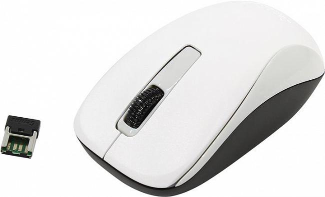 Мышь беспроводная Genius Wireless BlueEye Mouse NX-7005 White USB 3btn+Roll