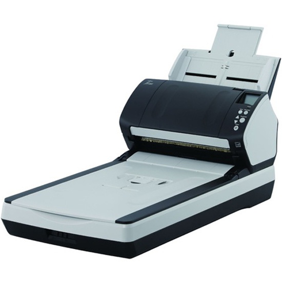 Сканер планшетный/протяжный Fujitsu fi-7260 (PA03670-B551 ) A4 белый/черный