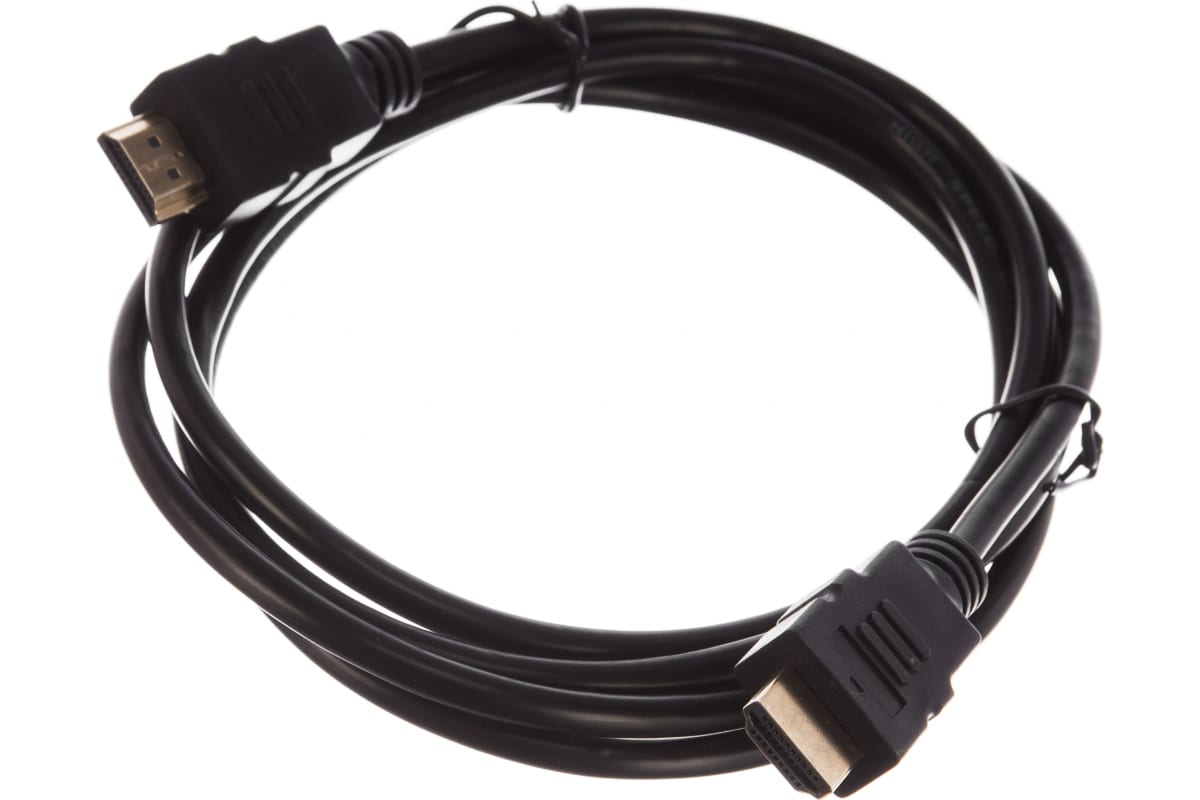 Кабель HDMI Gembird/Cablexpert , 1.8м, v1.4, 19M/19M, серия Light, черный, позол.разъемы, экран (CC-HDMI4L-6)