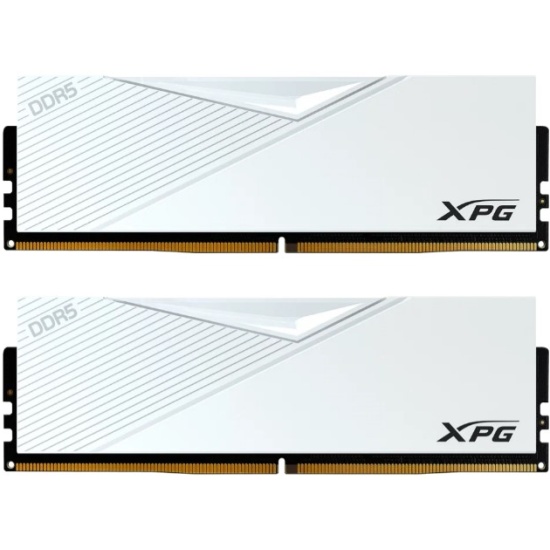 Память DDR5 2x16GB 5600MHz A-Data AX5U5600C3616G-DCLAWH XPG Lancer CL36 1.25В белый RTL