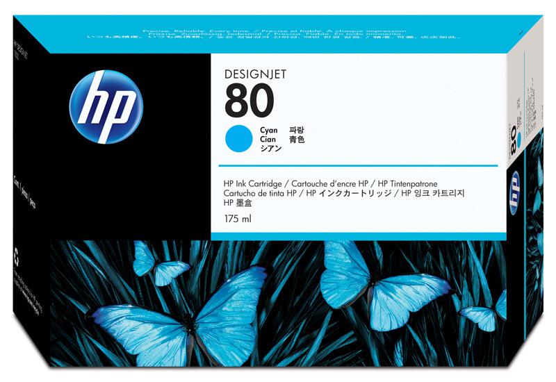Печатающая головка HP 80 C4821A голубой для HP DJ 1050c/c plus/1055