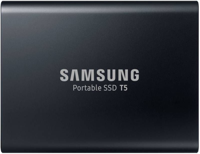Накопитель SSD Samsung USB-C 1Tb MU-PA1T0B/WW T5 1.8" черный