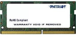 Память DDR4 8Gb 2400MHz Patriot PSD48G240081S RTL PC4-19200 CL17 SO-DIMM 260-pin 1.2В