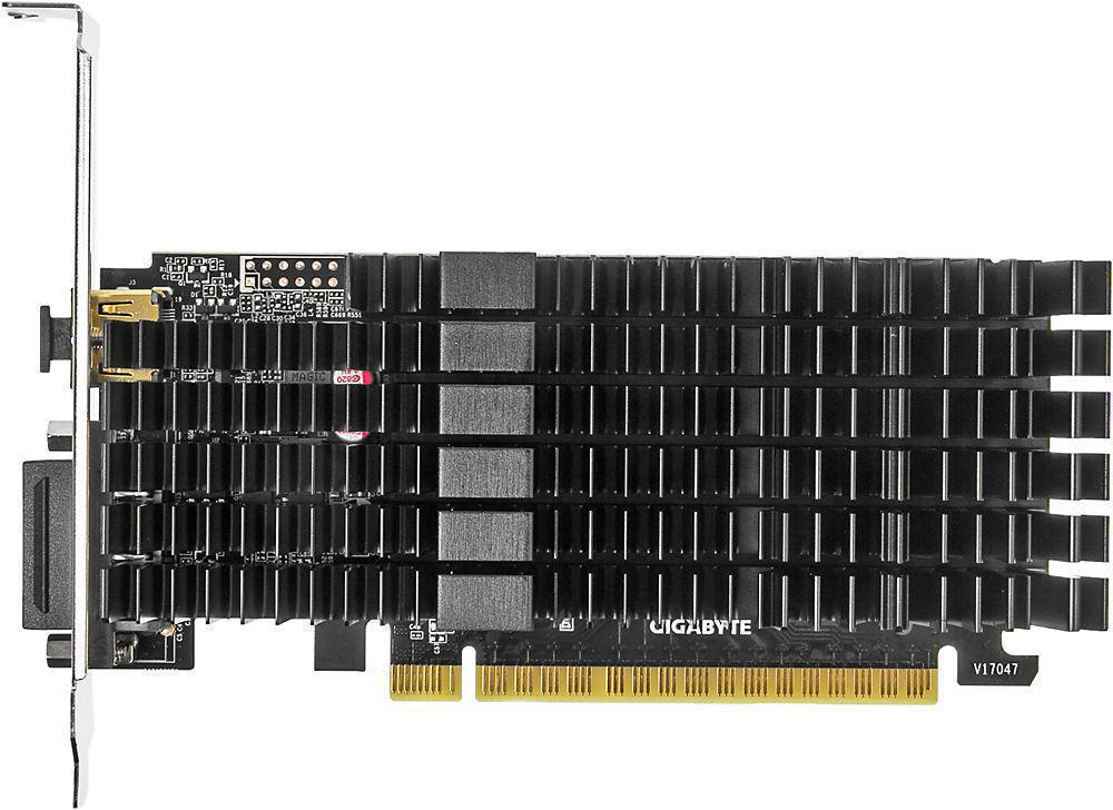 Видеокарта Gigabyte PCI-E GV-N710D5SL-2GL NVIDIA GeForce GT 710 2048Mb 64 GDDR5 954/5010 DVIx1 HDMIx1 HDCP Ret low profile