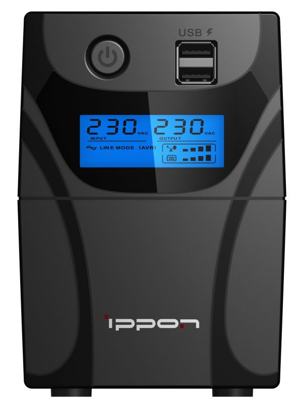 Источник бесперебойного питания Ippon Back Power Pro II Euro 650 360Вт 650ВА черный