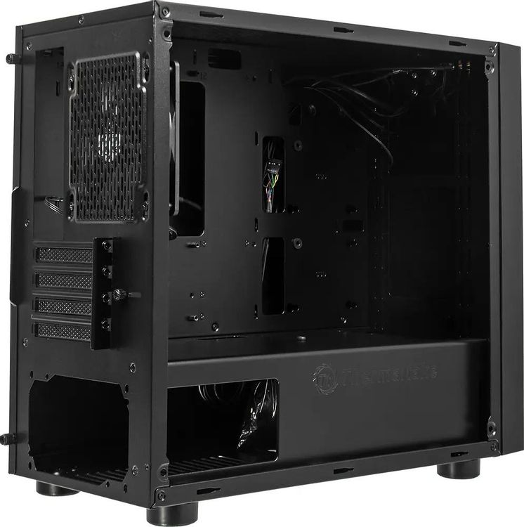 Корпус Thermaltake Versa H17 черный без БП mATX 2xUSB2.0 1xUSB3.0 audio bott PSU