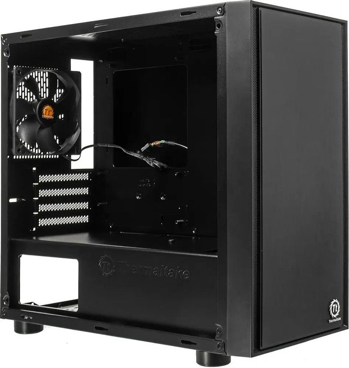 Корпус Thermaltake Versa H17 черный без БП mATX 2xUSB2.0 1xUSB3.0 audio bott PSU
