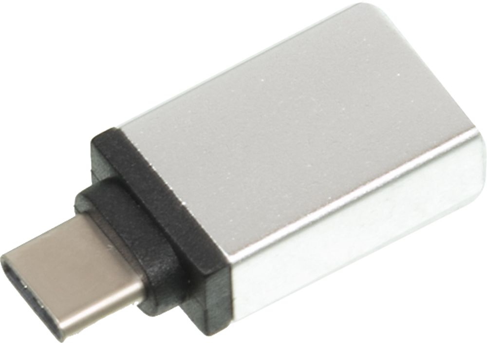 Переходник Redline УТ000012622 USB (f)-USB Type-C (m) серебристый