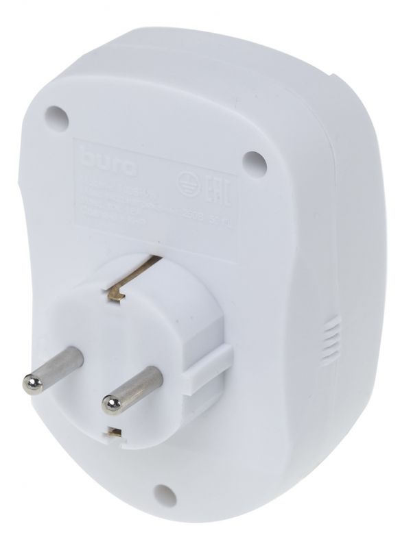 Сетевой фильтр Buro 100SH-WE (1 розетка) белый (коробка)