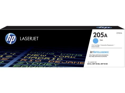 Картридж лазерный HP 205A CF531A голубой (900стр.) для HP MFP M180/181