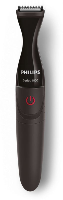 Триммер Philips MG1100/16 черный (насадок в компл:3шт)