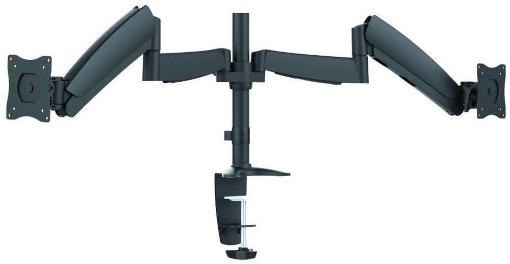 Кронштейн для мониторов Ultramounts UM 703 черный 13"-27" макс.9кг настольный поворот и наклон верт.перемещ.