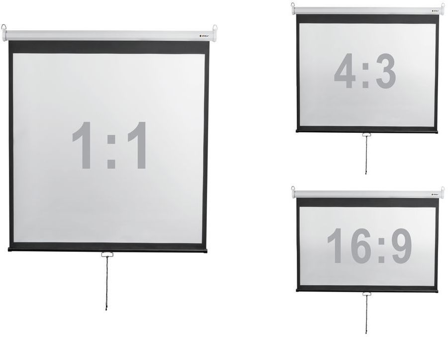 Экран Digis 167" 300x300см Optimal-D DSOD-1108 1:1 настенно-потолочный рулонный