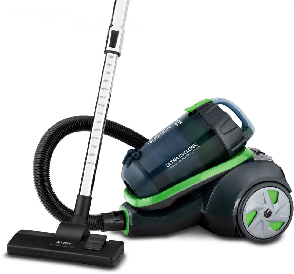 Пылесос Vitek VT-8130 BK 2200Вт зеленый/темно-синий