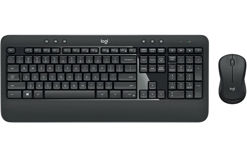 Клавиатура + мышь Logitech MK540 Advanced клав:черный мышь:черный USB беспроводная slim Multimedia (920-008686)