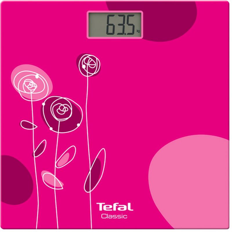 Весы напольные электронные Tefal PP1147V0 макс.160кг розовый