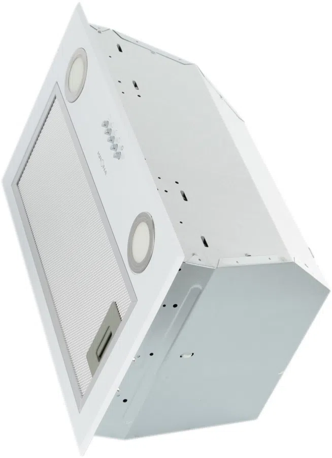 Вытяжка встраиваемая Krona Ameli 600 PB белый управление: кнопочное (1 мотор)