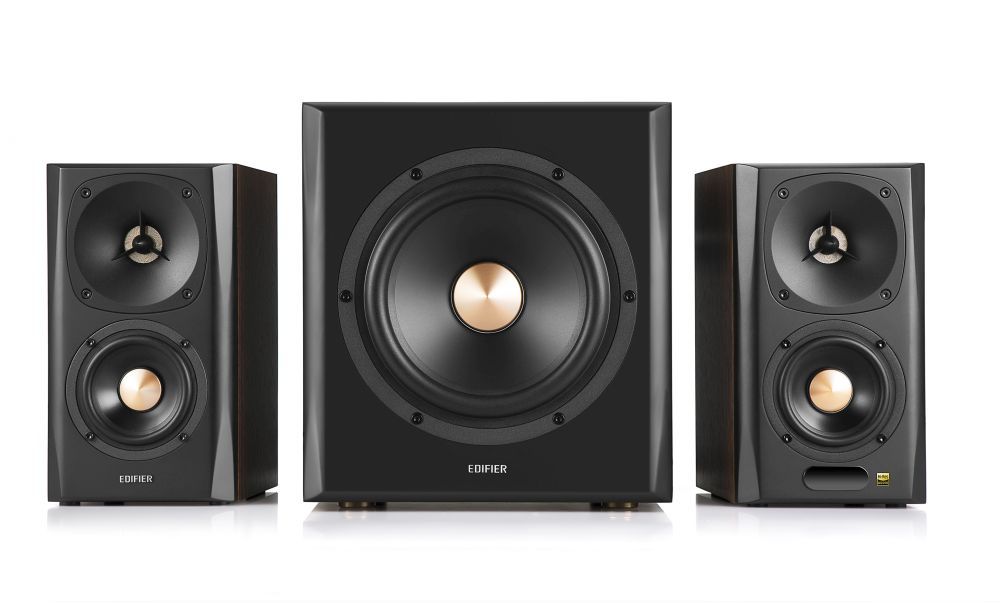 Колонки Edifier S360DB 2.1 коричневый 155Вт BT