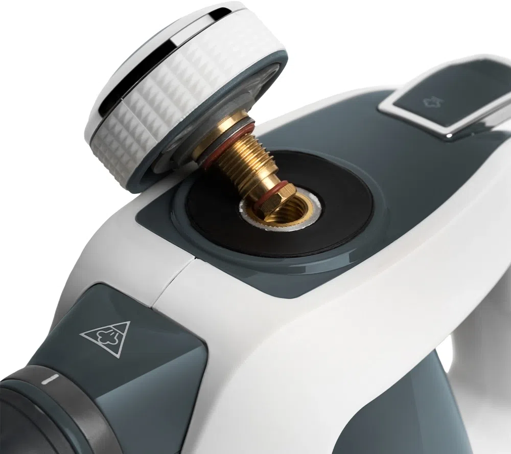 Пароочиститель ручной Kitfort КТ-918-2 1000Вт серый/белый