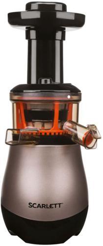 Соковыжималка шнековая Scarlett SC-JE50S43 200Вт рез.сок.:800мл. коричневый