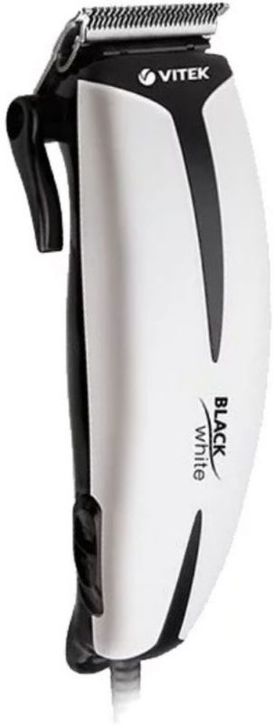 Машинка для стрижки Vitek VT-2517 BW черный/белый 7Вт (насадок в компл:4шт)