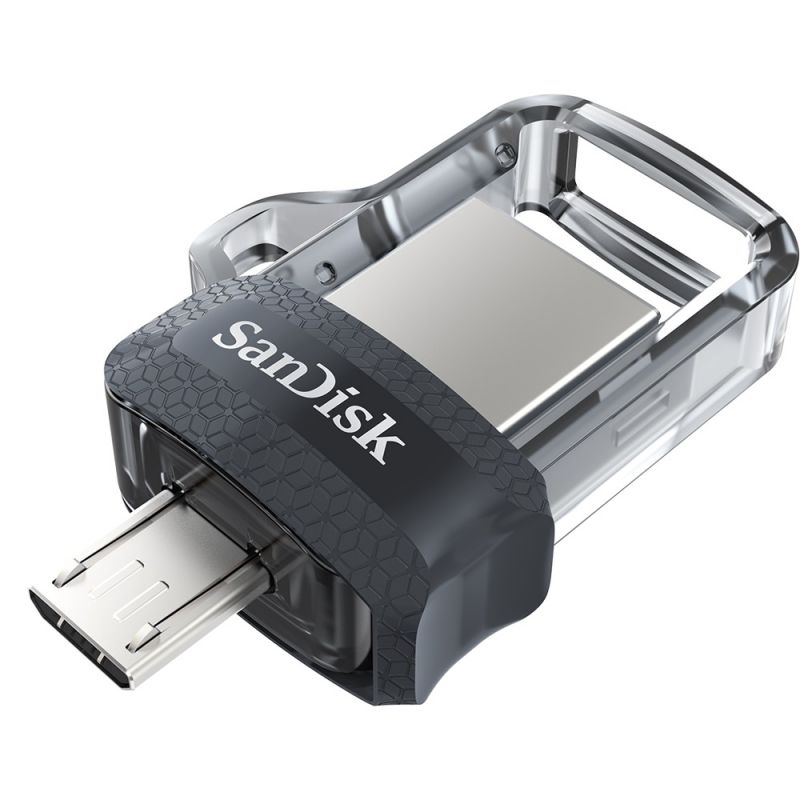 Флеш Диск Sandisk 256Gb Ultra Dual drive SDDD3-256G-G46 USB3.0 черный