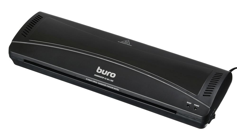 Ламинатор Buro BU-L380 черный (OL380) A3 (80-125мкм) 25см/мин (2вал.) хол.лам. лам.фото
