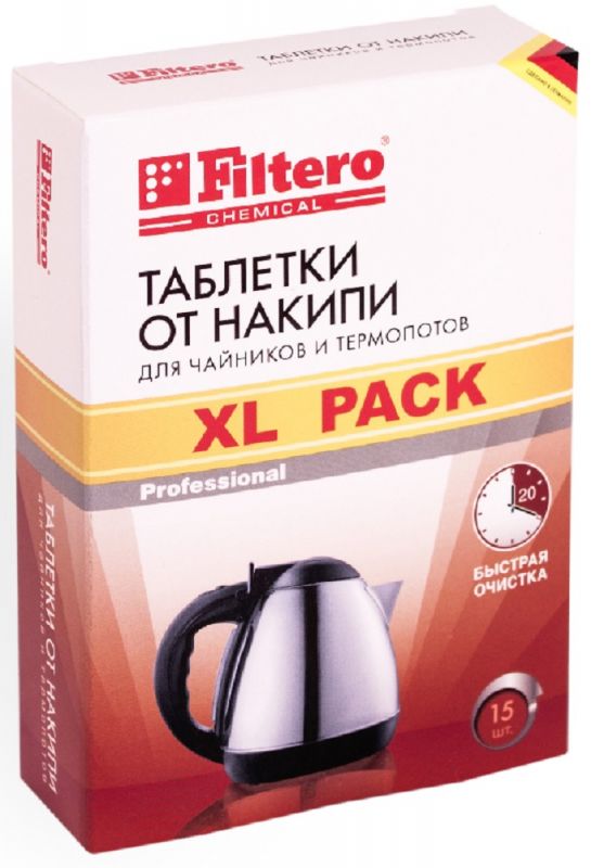 Очиститель от накипи для чайников Filtero Арт.609 (упак.:15шт)