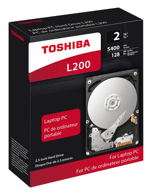 Жесткий диск Toshiba SATA-III 2Tb HDWL120EZSTA Notebook L200 (5400rpm) 128Mb 2.5" Rtl