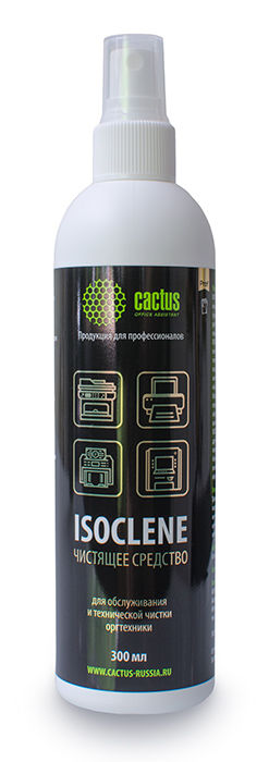 Спирт изопропиловый Cactus CS-ISOCLENE300 для очистки техники 300мл