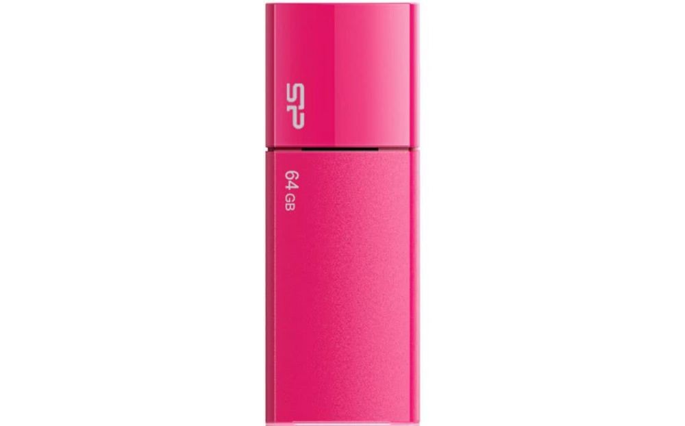Флеш Диск Silicon Power 64Gb Ultima U05 SP064GBUF2U05V1H USB2.0 розовый