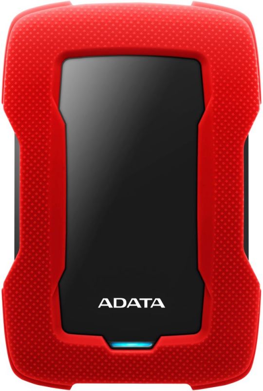 Жесткий диск A-Data USB 3.0 1Tb AHD330-1TU31-CRD HD330 DashDrive Durable 2.5" красный
