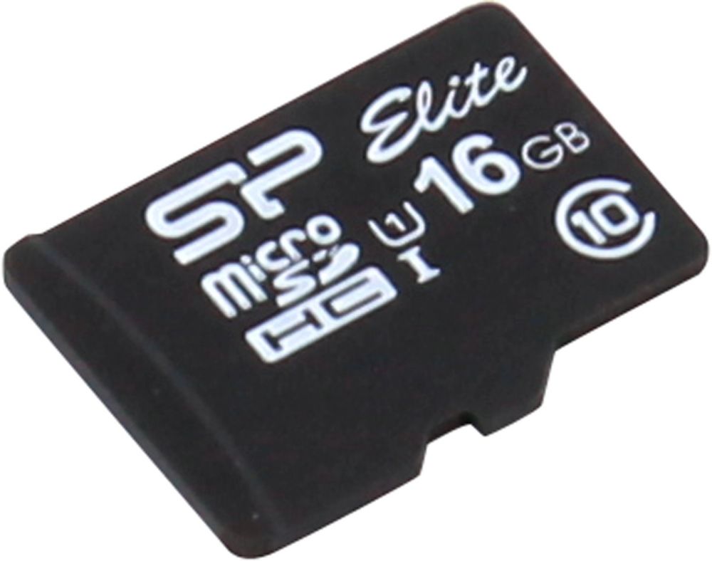 Флеш карта microSDHC 16GB Silicon Power SP016GBSTHBU1V10 w/o adapter