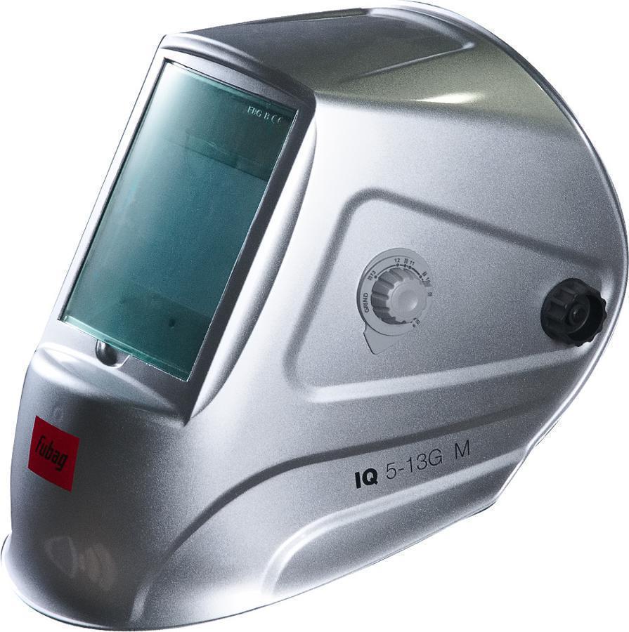 Маска сварщика Fubag IQ 5-13G M филь.:хамел. кл.:1/1/1/2 см.экр.100x67мм серебристый (992530)