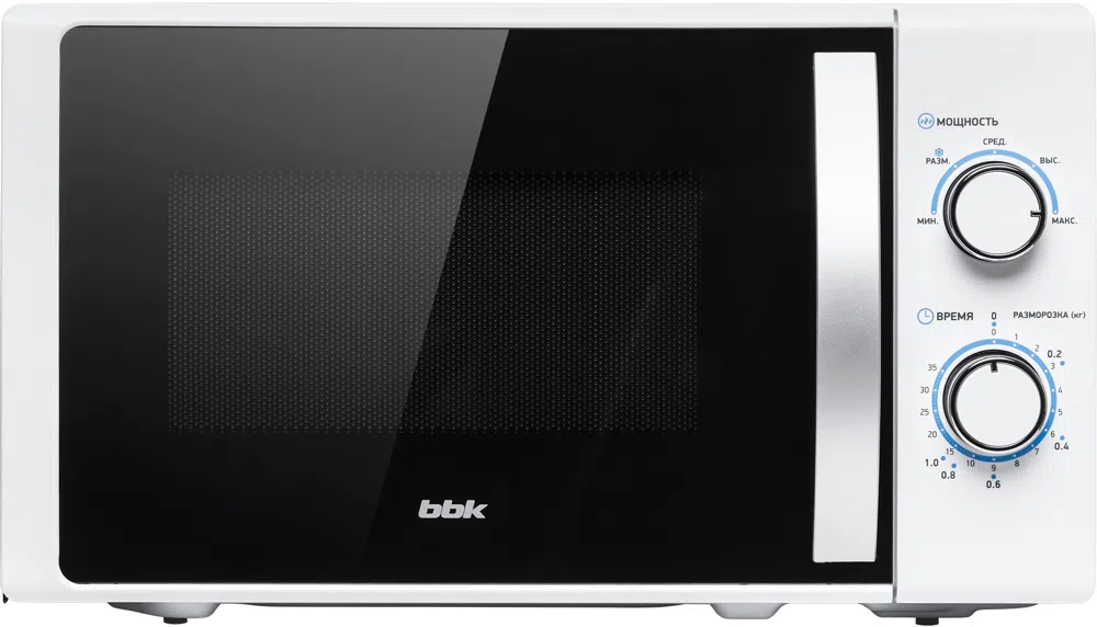Микроволновая Печь BBK 20MWS-711M/WS C 20л. 700Вт белый/серебристый