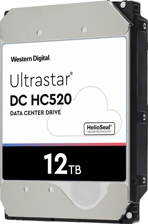Жесткий диск WD Original SAS 3.0 12Tb 0F29562 HUH721212AL4204 Ultrastar DC HC520 4KN (7200rpm) 256Mb 3.5"