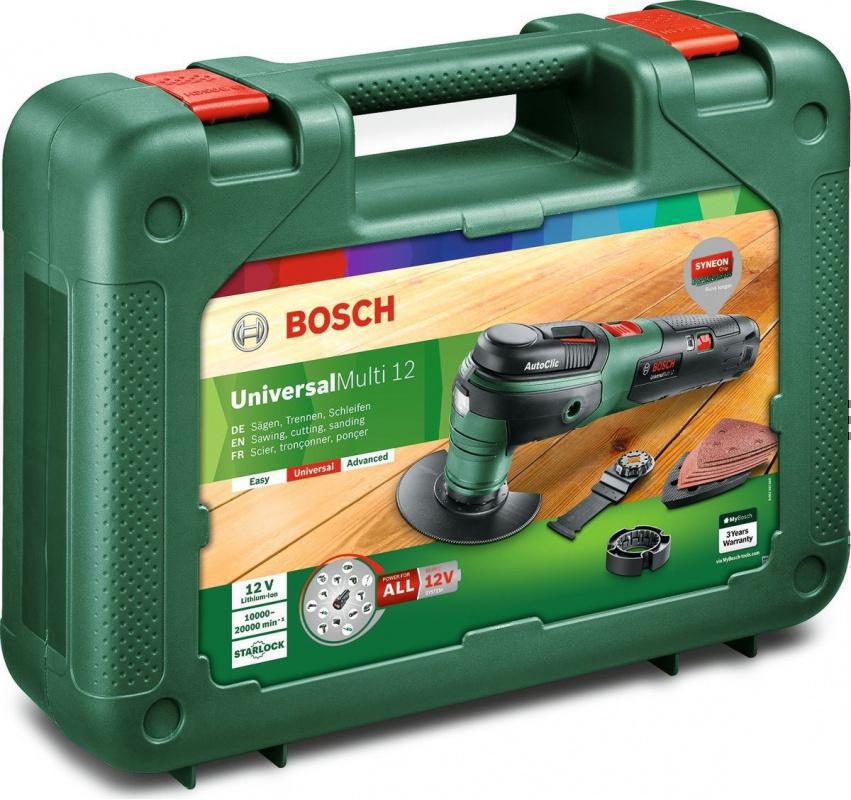 Многофункциональный инструмент Bosch UniversalMulti 12 зеленый/черный