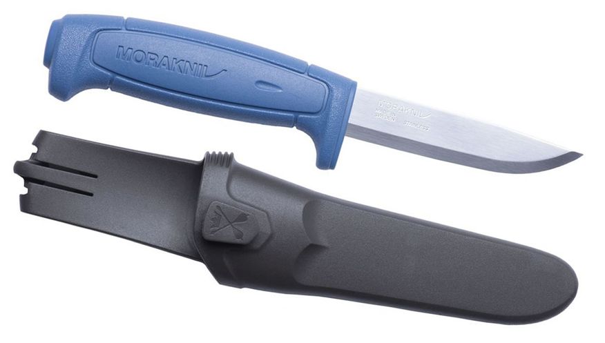 Нож Morakniv Basic 546 (12241) стальной разделочный лезв.91мм прямая заточка синий/черный